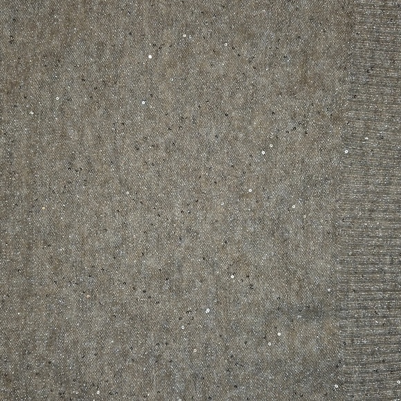 Halogen Women's Sequined Knit Sweater Beige Size XL NWOT - Picture 4 of 9